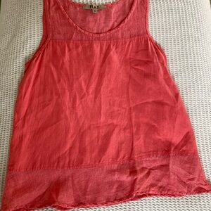 Flax Women's Pink Sleeveless Top